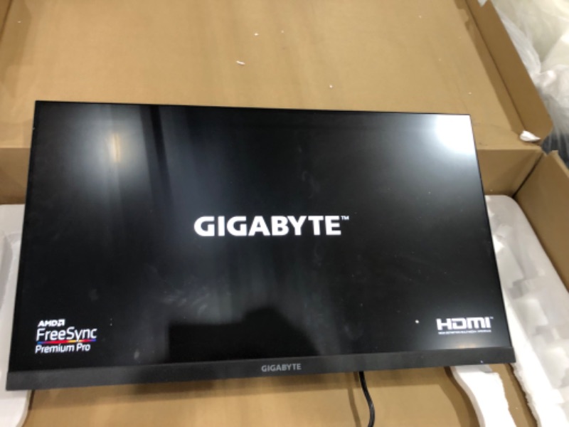 Photo 1 of GIGABYTE M28U 28" 144Hz Gaming Monitor, 3840 x 2160 SS IPS Display, 2ms (MPRT) Response Time, 9?4% DCI-P3, VESA Display HDR400, FreeSync Premium Pro, 1x Display Port 1.4, 2x HDMI 2.1
