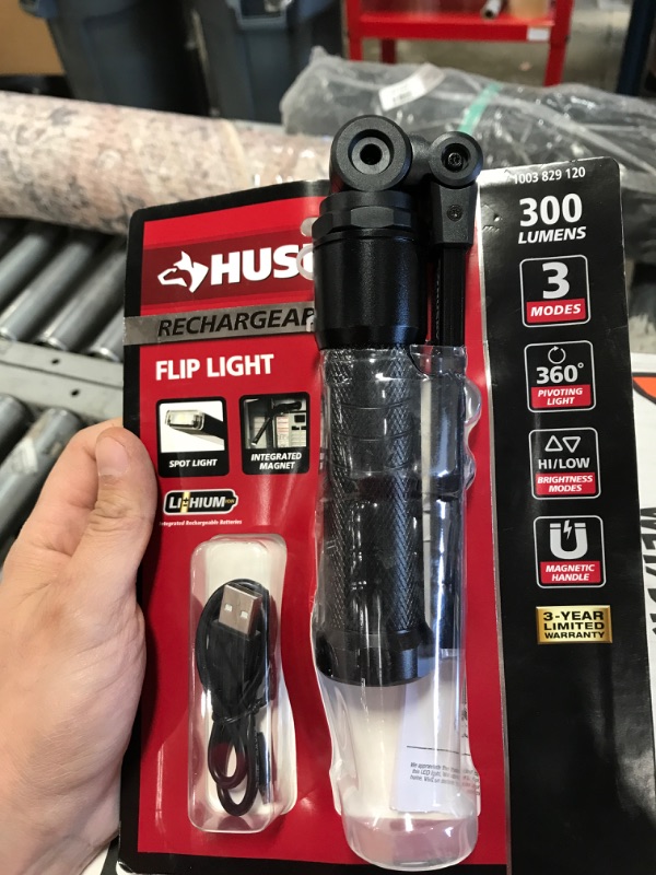 Photo 3 of Husky 300-Lumen LED Flip Light
