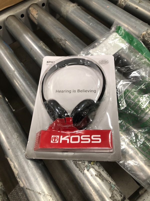 Photo 2 of Koss Black Lightweight Portable Headphones - KPH7