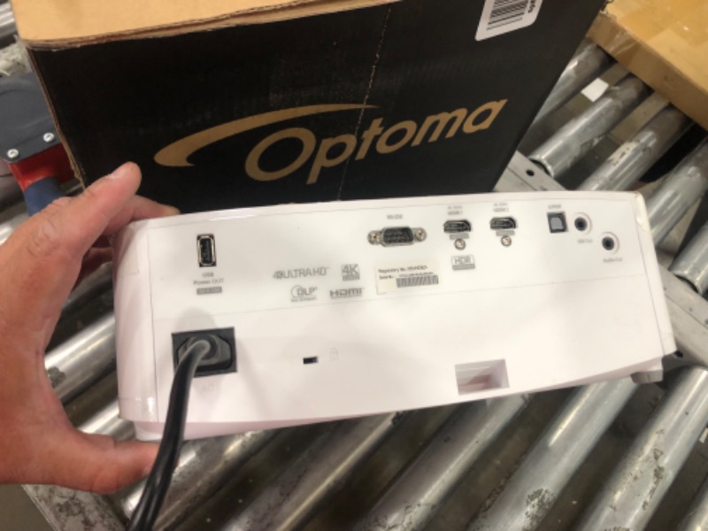 Photo 4 of Optoma UHD35x True 4K UHD Gaming Projector 3,600 Lumens 4.2ms Response Time at 1080p with Enhanced Gaming Mode 240Hz Refresh Rate HDR10 & HLG
