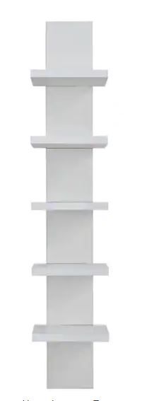 Photo 1 of 
DANYA B
30 in. H White MDF 5-Tier Decorative Wall Shelf