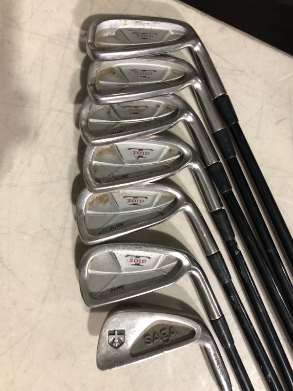 Photo 2 of *USED* Mizuno JPX923 HOT Metal - 7pc | JPX Iron Set | 7 pcs 5-GW (7X5G) | RH/Graphite / F3 