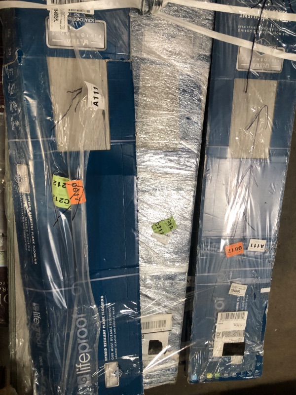 Photo 2 of **SET OF 10 CASES* SEE NOTES* 200 SQ FT ROUGHLY* 7 in. W x 42 in. L Athabasca Glacier Rigid Core Click Lock Luxury Vinyl Plank Flooring (20.78 sq. ft./case)