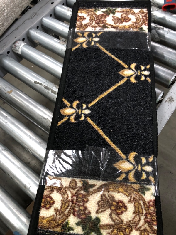 Photo 1 of 13 stair carpets black and gold design 2ft