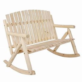 Photo 1 of ***HEAVILY USED AND DIRTY***
Style Selections Joyful-Day Unfinished Wood Frame Rocking Chair(s) with Slat Seat
