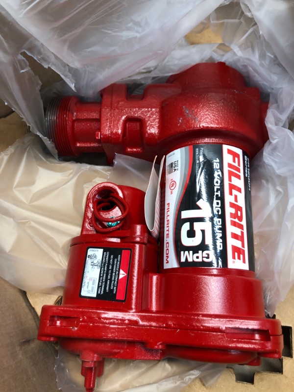 Photo 2 of Fill-Rite FR1204H 12V 15 GPM Fuel Transfer Pump (Pump Only) & FRTCB Vented Fill Cap with 2" Base 12V 15 GPM (Pump Only) Pump + Fill Cap