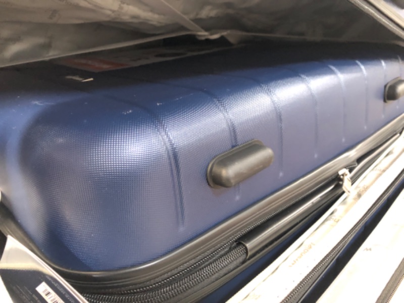 Photo 6 of *New* Wrangler Smart Luggage Set with Cup Holder and USB Port, Navy Blue, 3 Piece 3 Piece Set Navy Blue