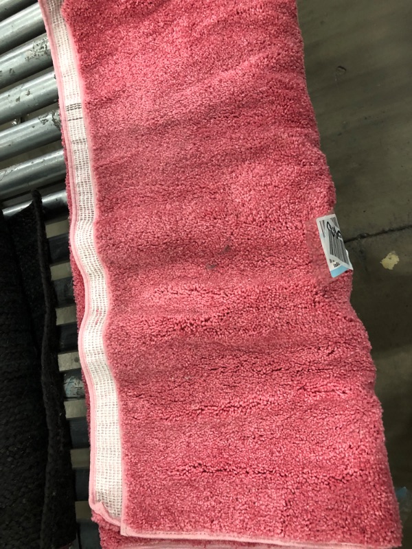 Photo 1 of 2ft x4ft runner rug- pink 