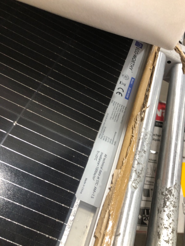 Photo 1 of ECO-WORTHY 195 Watt 12 Volt Monocrystalline Solar Panel Module Off Grid PV Power for Battery Charging, Boat, Caravan, RV 195W Solar Panel
