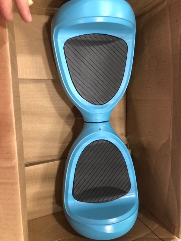 Photo 1 of **MISSING CHARGER**   Hover-1 My First Hoverboard Electric Self-Balancing Hoverboard for Kids with 5 mph Max Speed, Dual 150W Motors, 6.3” Tires, 3 Miles Max Range, and LED Headlights Blue