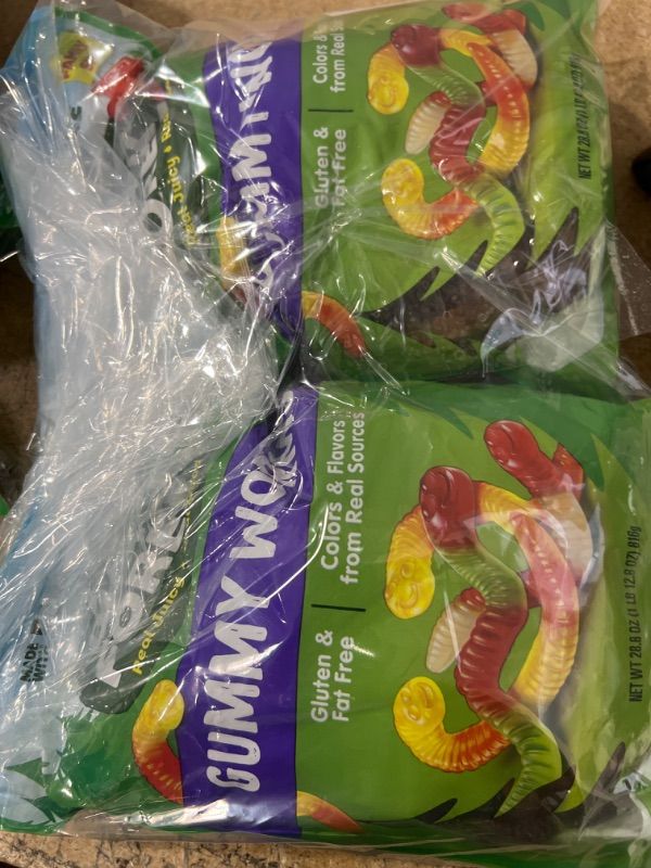 Photo 2 of ***BEST BY 10/23*** Black Forest Gummy Worms - 28.8 oz