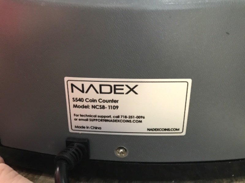 Photo 1 of Nadex S540 Pro | Coin Counter, Sorter, and Wrapper | Sorts up to 300 Coins Per Minute | Comes with 48 Preformed Wrappers