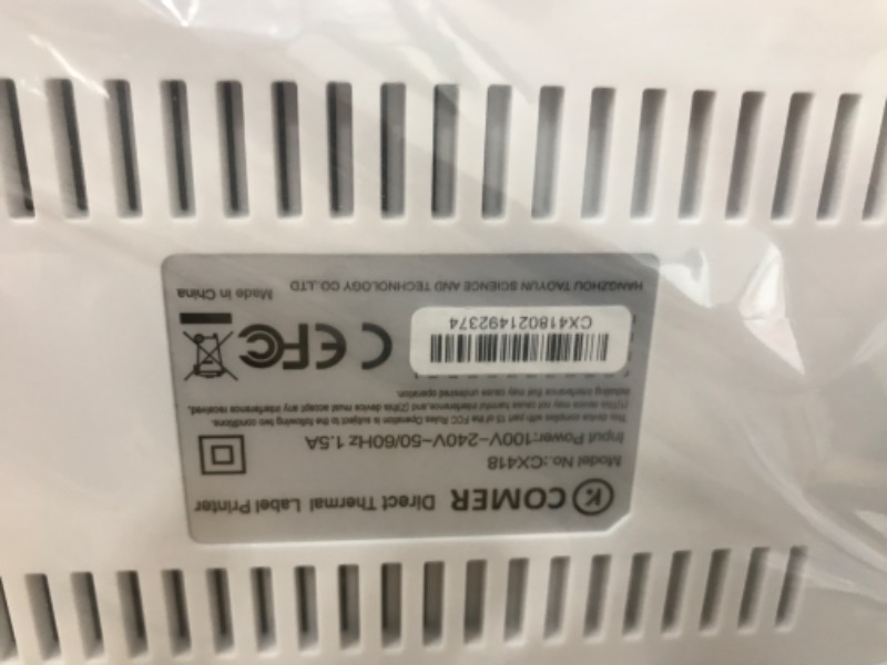 Photo 3 of K Comer Shipping Label Printer 150mm/s High-Speed 4x6 Direct Thermal Label Printing for Shipment Package 1-Click Setup on Windows/Mac,Label Maker Compatible with Amazon, Ebay, Shopify, FedEx,USPS,Etsy BASIC VERSION