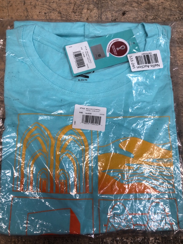 Photo 2 of  X-Large Turquosie Outerstuff Women's FIFA Oasis World Cup Short Sleeve Tee Mens World Cup 2022