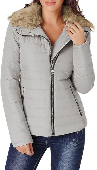 Photo 1 of Dokotoo Womens Winter 2023 Fashion Zip Up Quilted Jacket Coat Outerwear xl