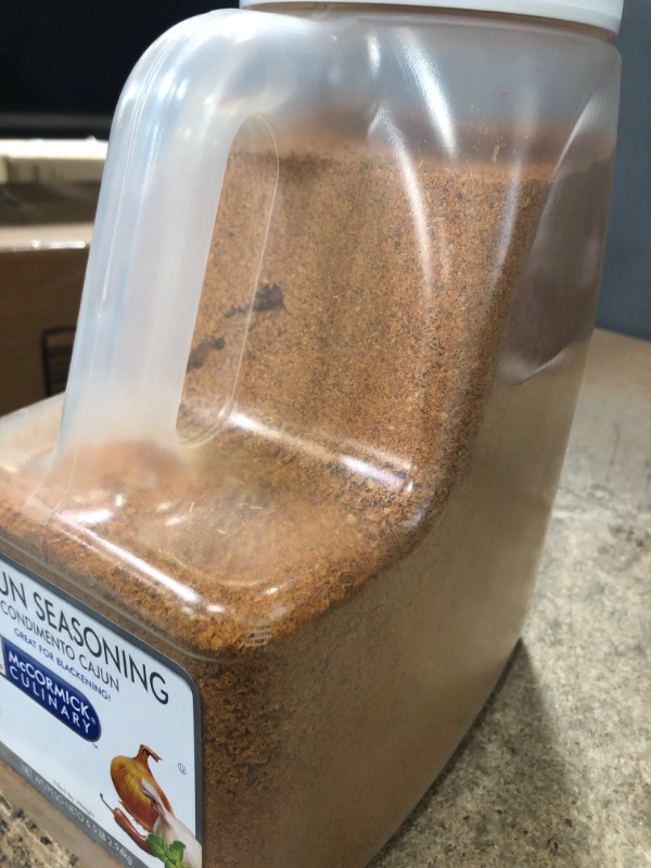 Photo 2 of McCormick Culinary Cajun Seasoning, 6 lb - One 6 Pound Container of Cajun Seasoning Mix, Made to Enhance Catfish, Crawfish, Jambalaya, Gumbo and More 6.5 Pound (Pack of 1)