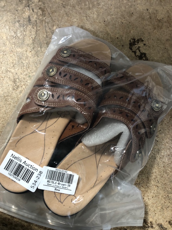 Photo 1 of brown classic sandals size 38  