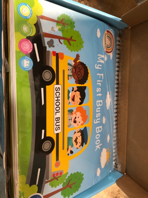 Photo 1 of 
my first busy book SCHOOL BUS
