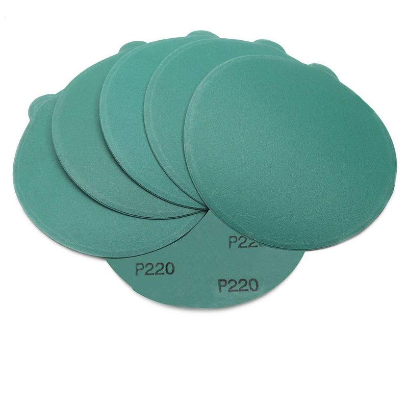 Photo 1 of  6 inch PSA Sanding Discs Self Adhesive,30PCS 220 grit Sandpaper Wet Dry Green Film Backed Random Orbital Sander Paper for Wood,Metal Sanding 