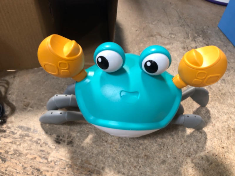 Photo 2 of Baby Toys Infant Crawling Crab: Tummy Time Toy Gifts 3 4 5 6 7 8 9 10 11 12 Babies 