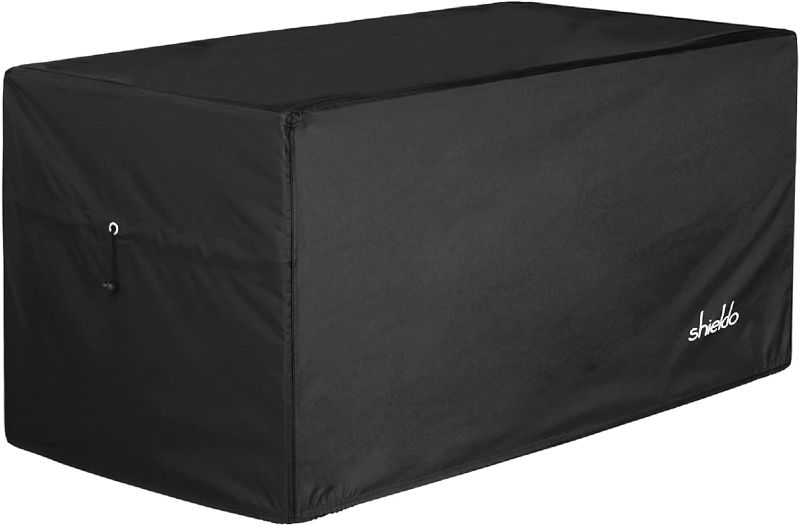 Photo 1 of  Deck Box Cover- Heavy Duty 600D Polyester Oxford Deck Box Cover to Protect small Deck Box,100% Waterproof Deck Box