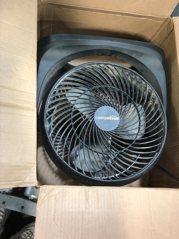 Photo 2 of (USED AND VERY DIRTY) Amazon Basics 3 Speed Small Room Air Circulator Fan, 11-Inch 11-Inch Air Circulator Fan