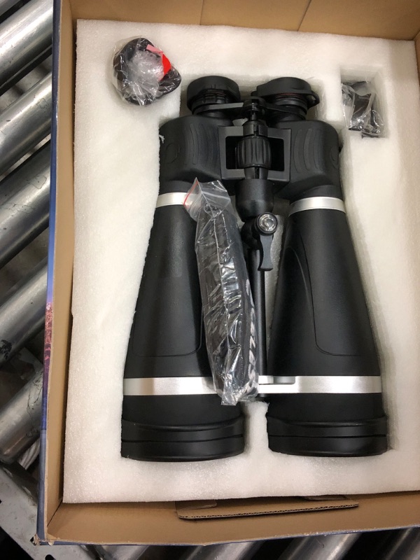 Photo 2 of Celestron – SkyMaster Pro 20x80 Binocular – Outdoor and Astronomy Binocular – Large Aperture for Long Distance Viewing – Fully Multi-coated XLT Coating – Tripod Adapter and Carrying Case Included 20x80 Binoculars