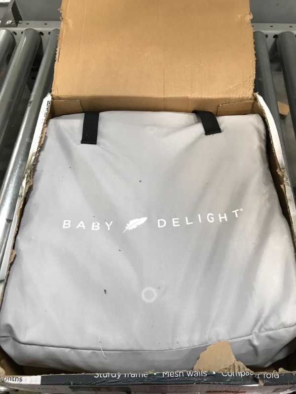 Photo 2 of Baby Delight Snuggle Nest Bassinet, Portable Baby Bed, for Infants 0 – 5 Months, Driftwood Grey