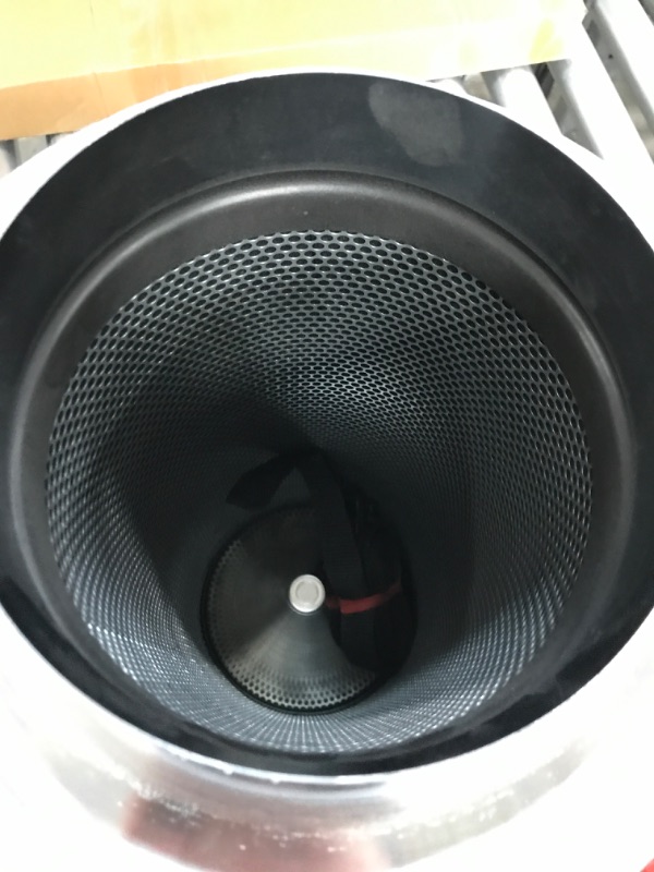 Photo 3 of VIVOSUN 6 Inch Air Carbon Filter Smelliness Control with Australia Virgin Charcoal for Inline Duct Fan, Grow Tent, Pre-Filter Included, Reversible Flange 6"x 18" 6 Inch Silver