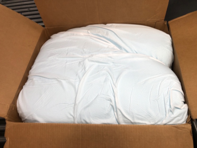 Photo 1 of 3 Inch Gel Memory Foam Mattress Topper Queen Size , Cooling Mattress Pad Cover for Back Pain, Bed Topper with Removable Bamboo Cover?Soft & Breathable Queen?60 x 80 inch? 3 inch?White Cover?