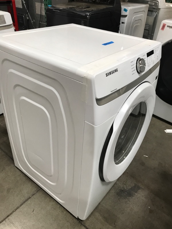 Photo 3 of Samsung 7.5-cu ft Stackable Electric Dryer (White)