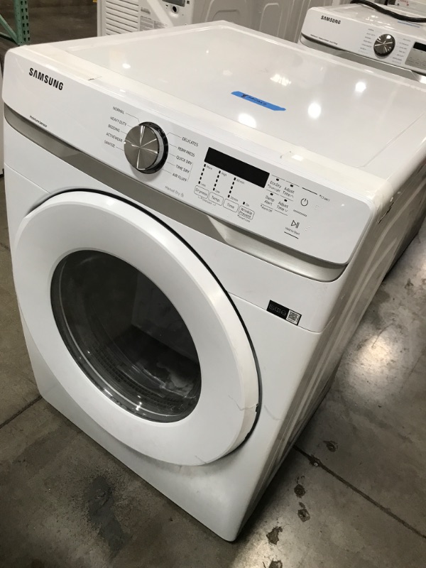 Photo 2 of Samsung 7.5-cu ft Stackable Electric Dryer (White)