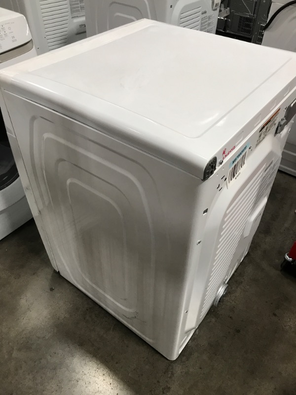 Photo 3 of Samsung 7.5-cu ft Stackable Electric Dryer (White)