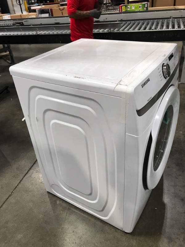 Photo 2 of Samsung 7.5-cu ft Stackable Electric Dryer (White)