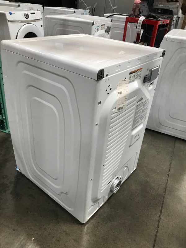 Photo 1 of Samsung 7.5-cu ft Stackable Electric Dryer (White)