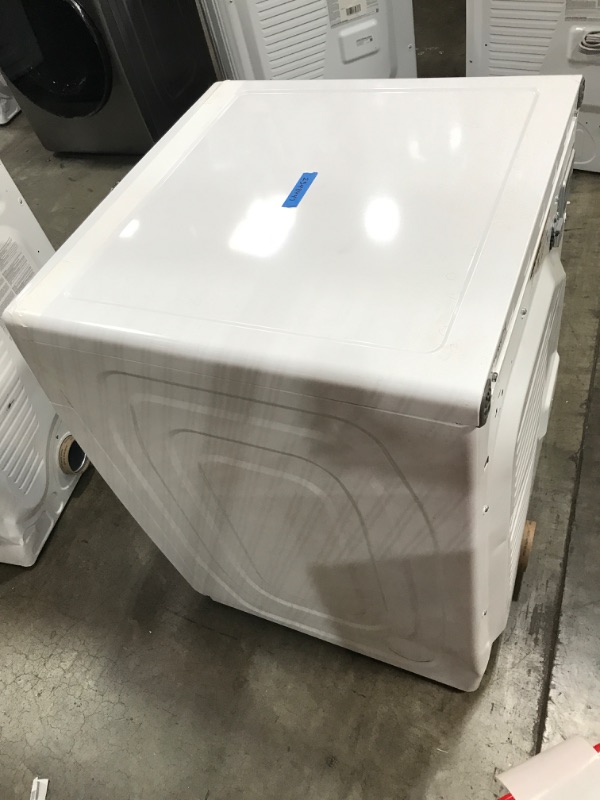 Photo 4 of Samsung 7.5-cu ft Stackable Electric Dryer (White)