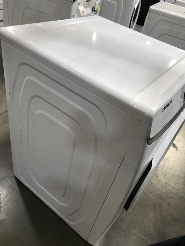 Photo 3 of Samsung 7.5-cu ft Stackable Electric Dryer (White)