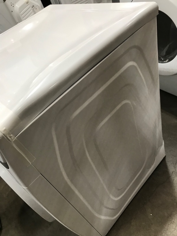 Photo 3 of Samsung 7.5-cu ft Stackable Electric Dryer (White)