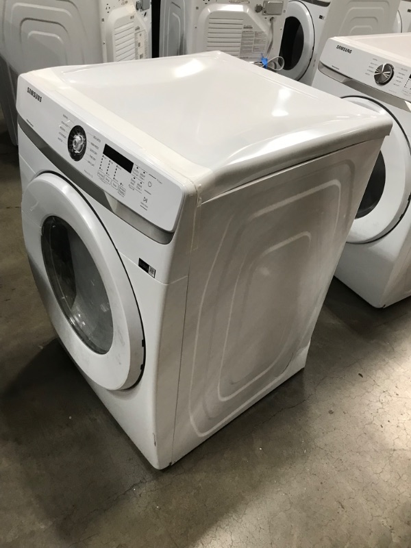 Photo 2 of Samsung 7.5-cu ft Stackable Electric Dryer (White)