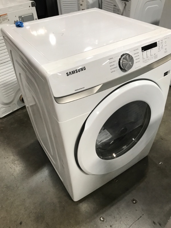 Photo 2 of Samsung 7.5-cu ft Stackable Electric Dryer (White)