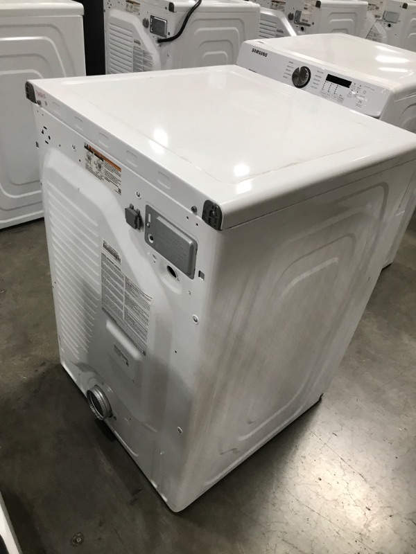 Photo 2 of Samsung 7.5-cu ft Stackable Electric Dryer (White)