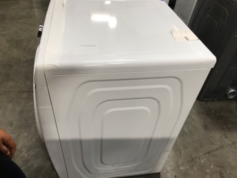 Photo 3 of Samsung 7.5-cu ft Stackable Electric Dryer (White)