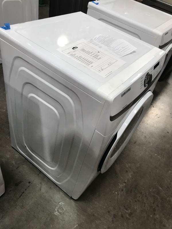 Photo 2 of Samsung 7.5-cu ft Stackable Electric Dryer (White)