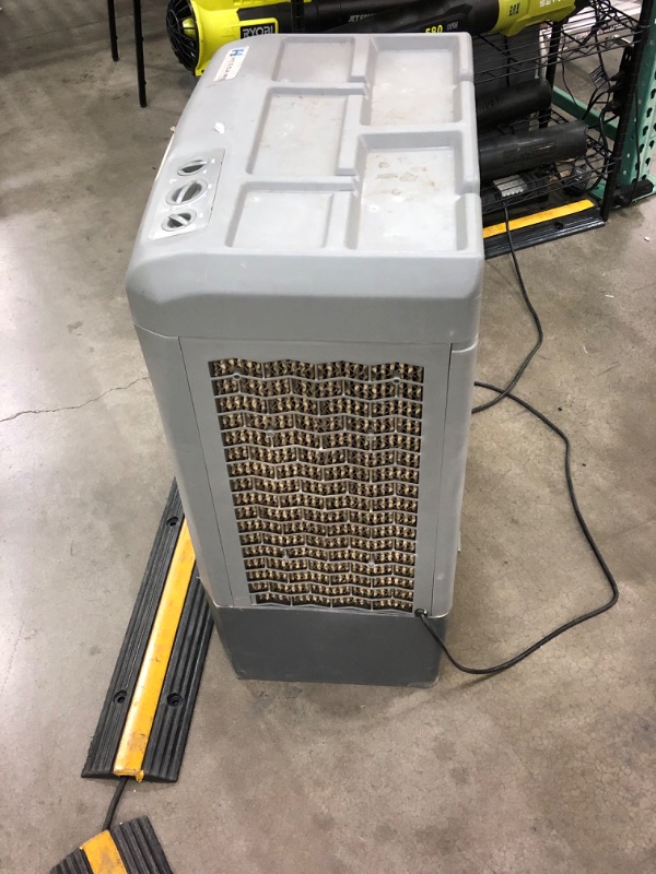 Photo 3 of Hessaire MC37M Evaporative Cooler, 3,100 CFM, Gray & CVR6037- Mobile Cooler Cover for models: MC37M,MC37A,MC37V,M350,3100CFM