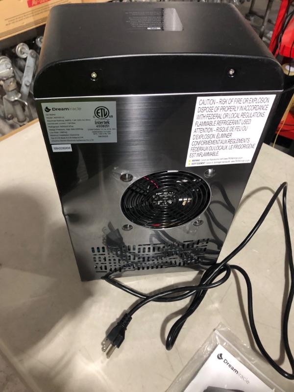 Photo 4 of **DAMAGE** *SEE NOTES*  Dreamiracle Ice Maker Intertek 4008051 model#im2200-ul 