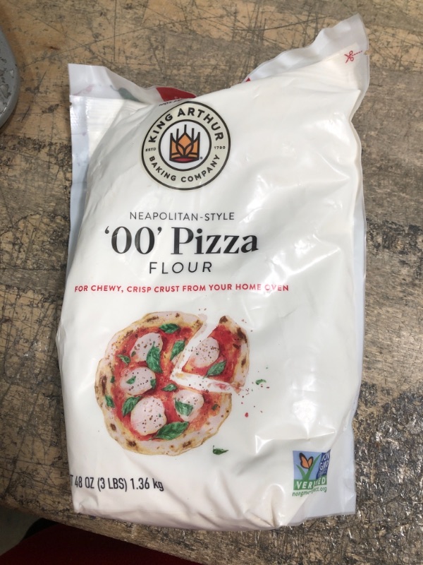 Photo 2 of *4/4/2024* King Arthur 00 Pizza Flour, Non-GMO Project Verified, 100% American Grown Wheat, 3lb 3lb, single-pack