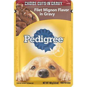 Photo 1 of *1/2024* Mars Petcare 798577 3.5 Oz Pedigree Choice Cuts Filet Mignon Flavor in Gravy Wet Dog Food, Pack of 16
