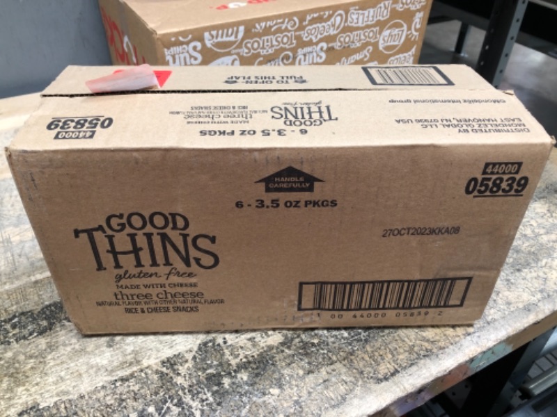 Photo 2 of *10/27/2023* 6 PACK Good Thins Three Cheese Potato Chips - 3.5oz