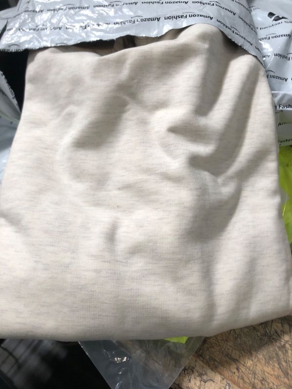 Photo 2 of Amazon Aware Women's Puff Sleeve Sweatshirt (Available in Plus Size) Large Oatmeal Heather