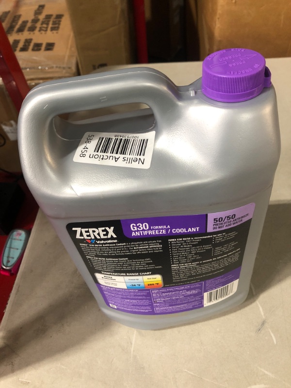 Photo 3 of **LOOKS NEW** Zerex G30 Antifreeze / Coolant 50/50 Prediluted Ready-to-Use 1 GA